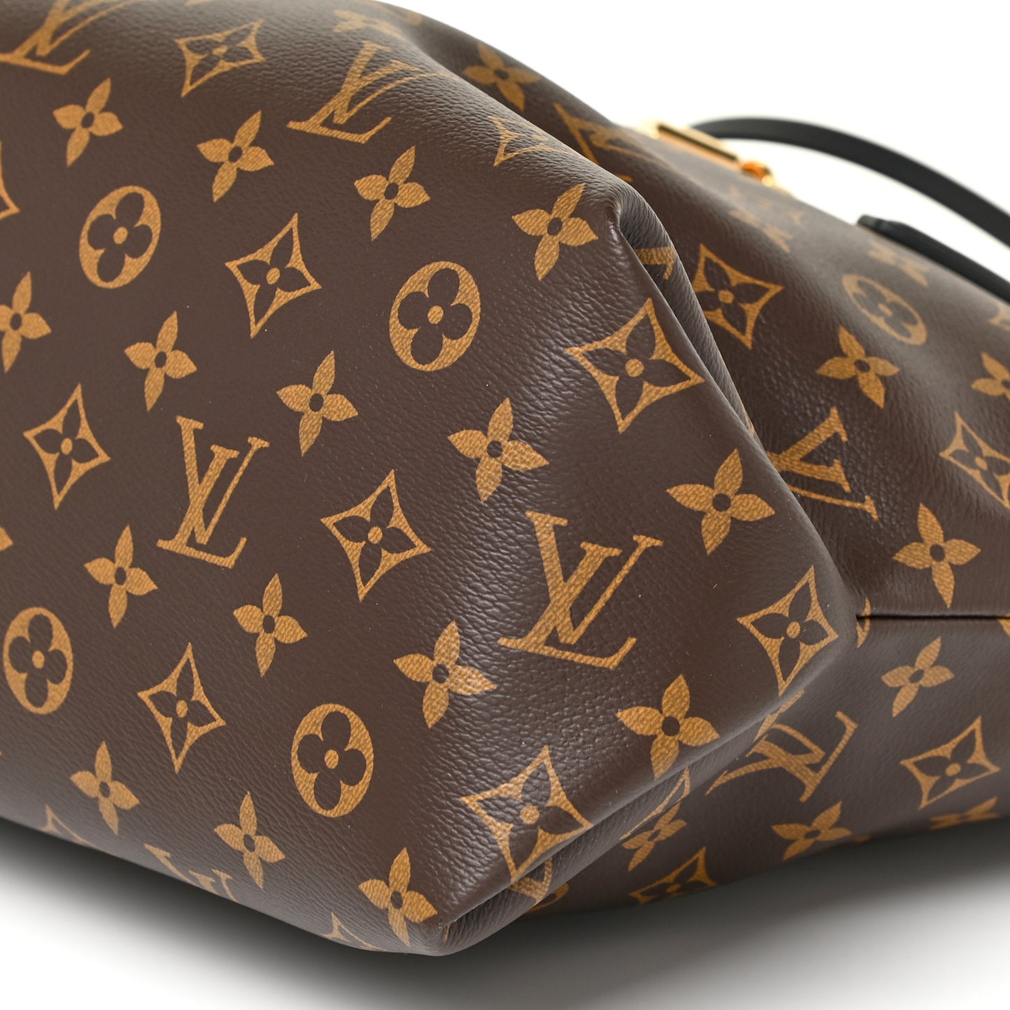 Monogram Flower Zipped Tote MM Black