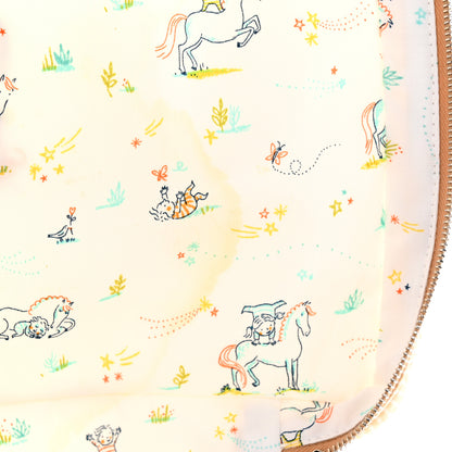 Hermes Printed Cotton Embroidered Medium Toogo Cabriole Case Biscuit 16 of 20