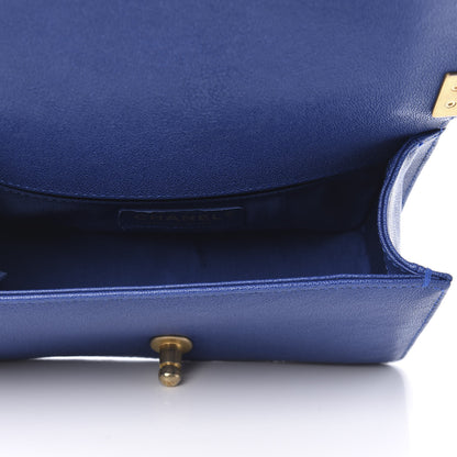 Chanel Caviar Quilted Small Boy Flap Dark Blue 5 of 11