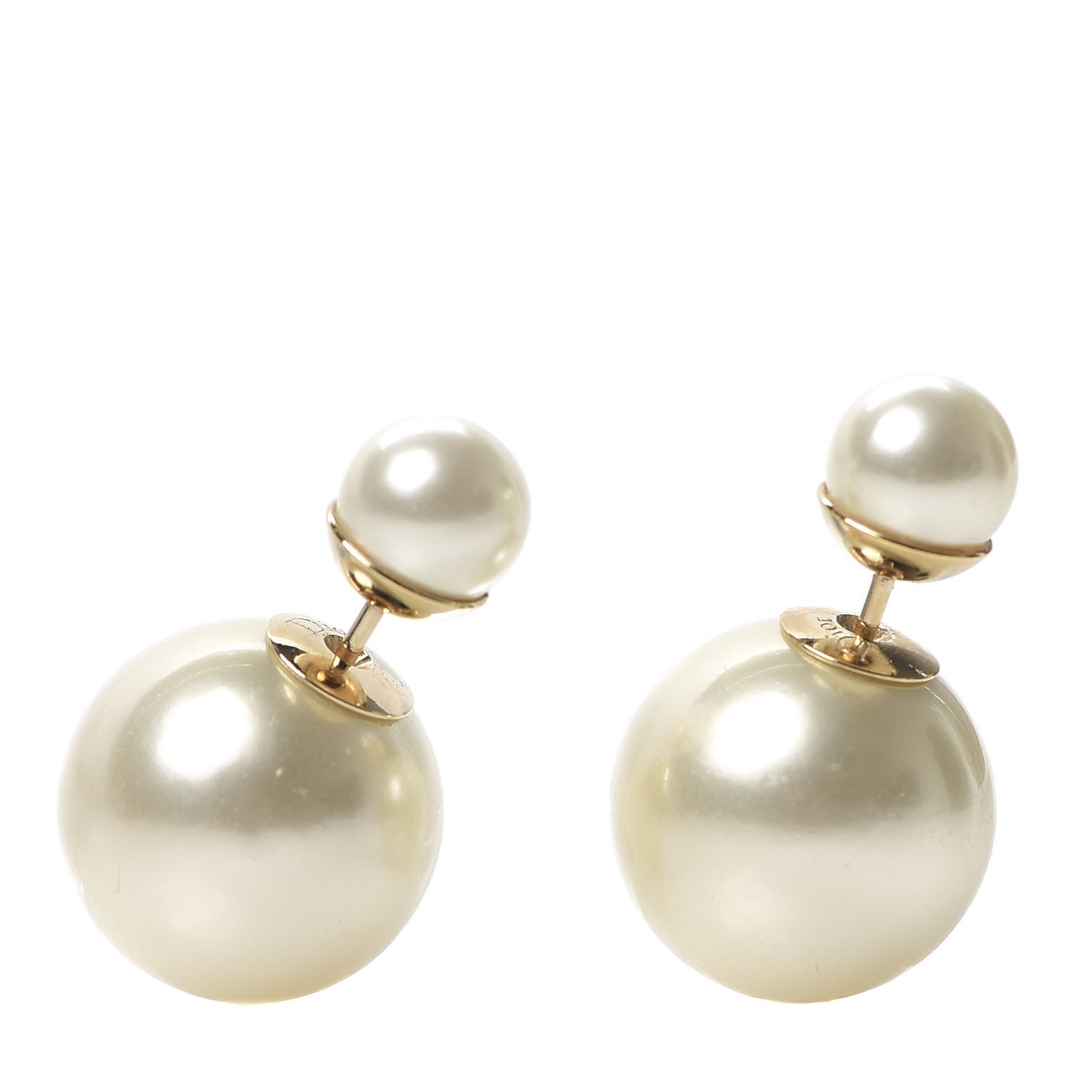 Christian Dior Pearl Mise En Dior Tribal Earrings 1 of 3