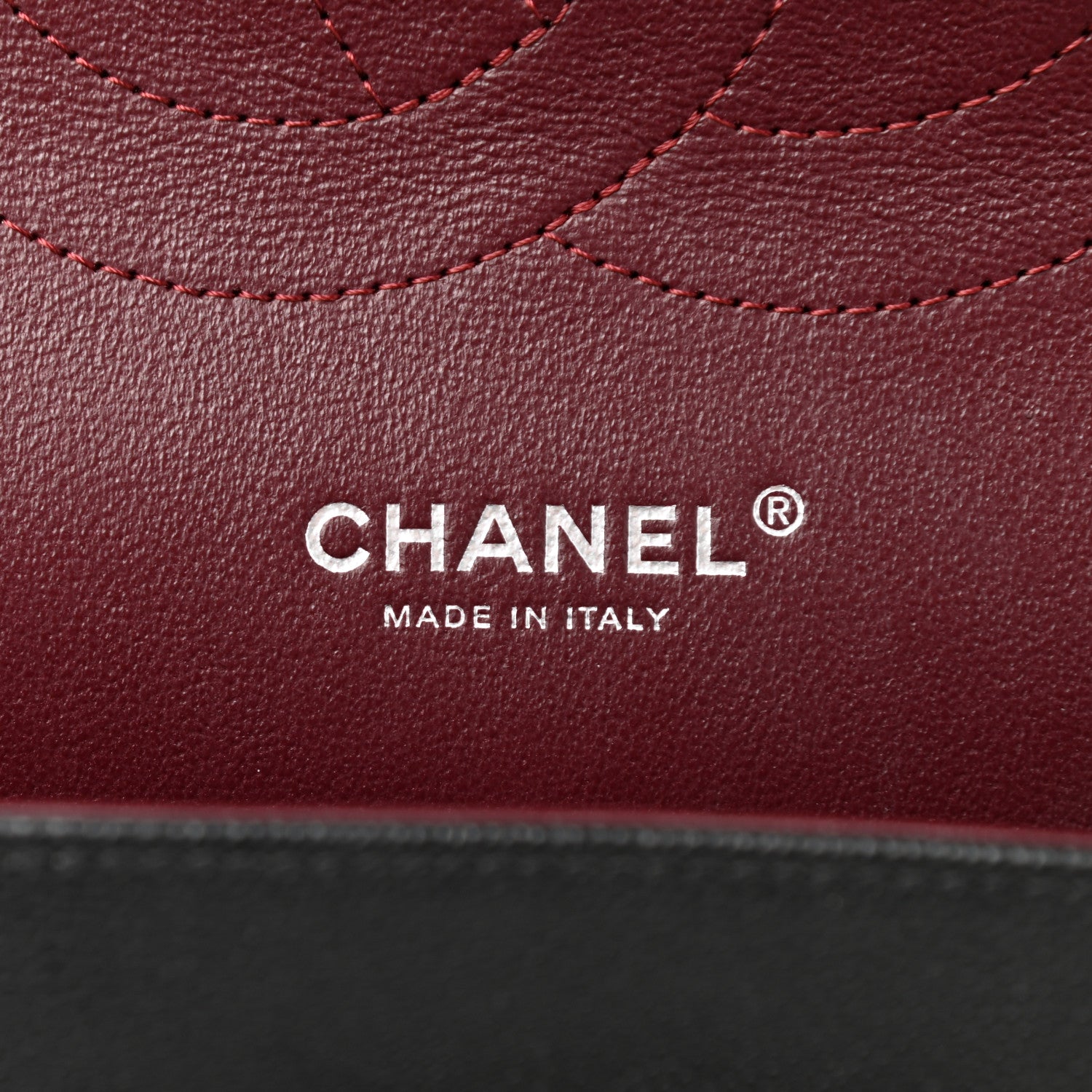 Chanel Caviar Chevron Quilted Jumbo Double Flap Black 6 of 10