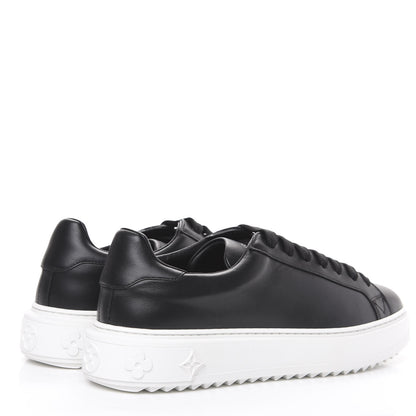 Louis Vuitton Calfskin Time Out Sneakers 41 Black 4 of 7