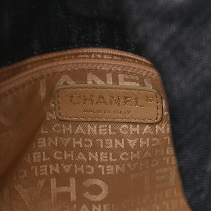 Chanel Denim XL Coco Cabas Tote Blue 7 of 11