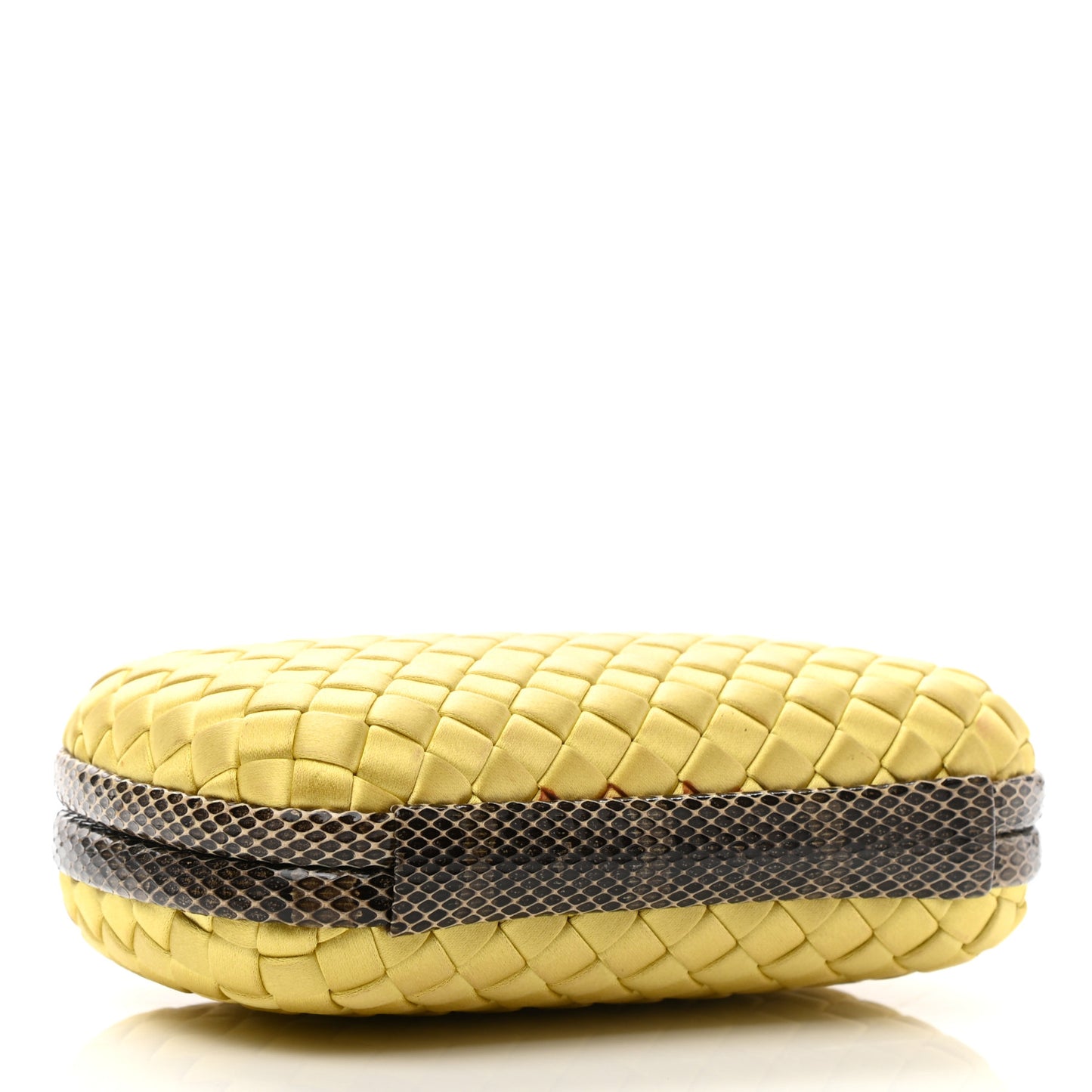 Satin Intreccio Impero Ayers Knot Clutch Duchesse