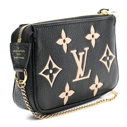 Louis Vuitton Empreinte Monogram Giant Mini Pochette Accessories Black 3 of 8