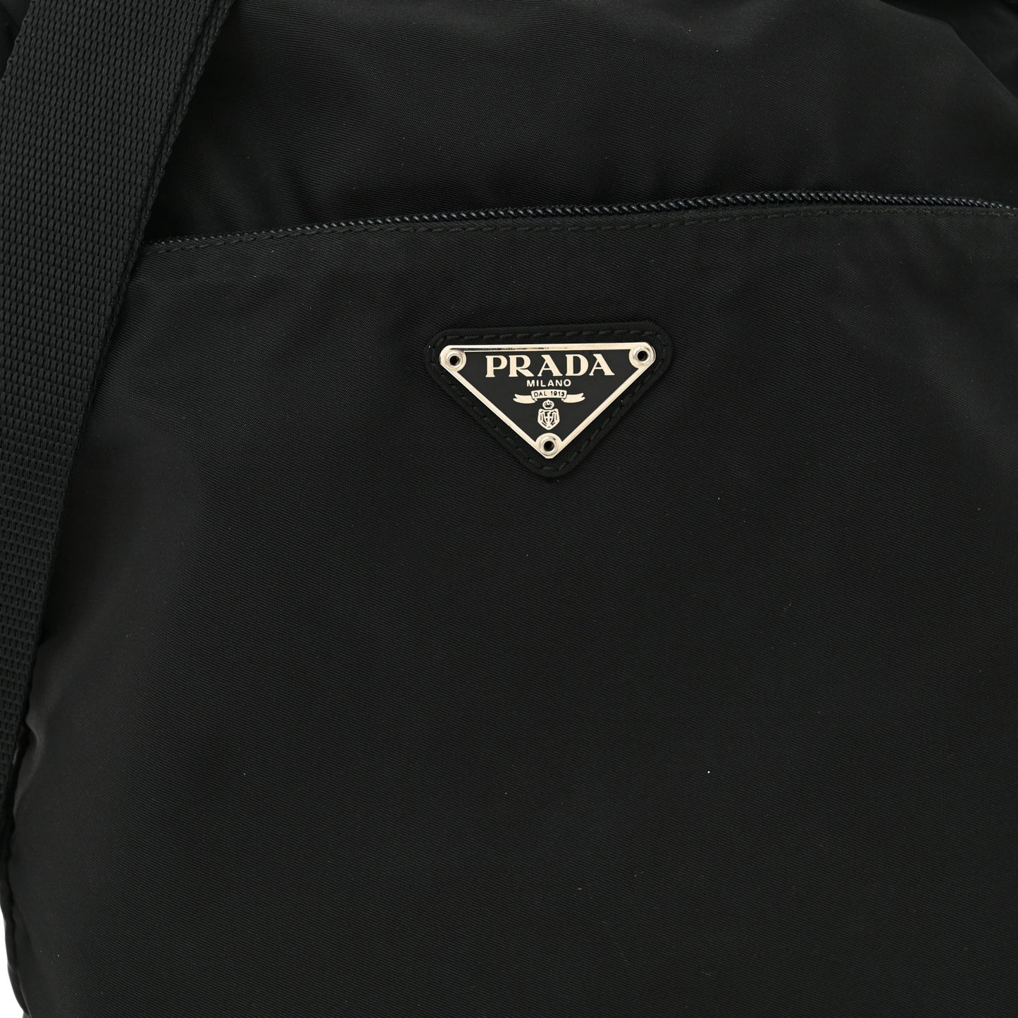 Tessuto Nylon Messenger Bag Black