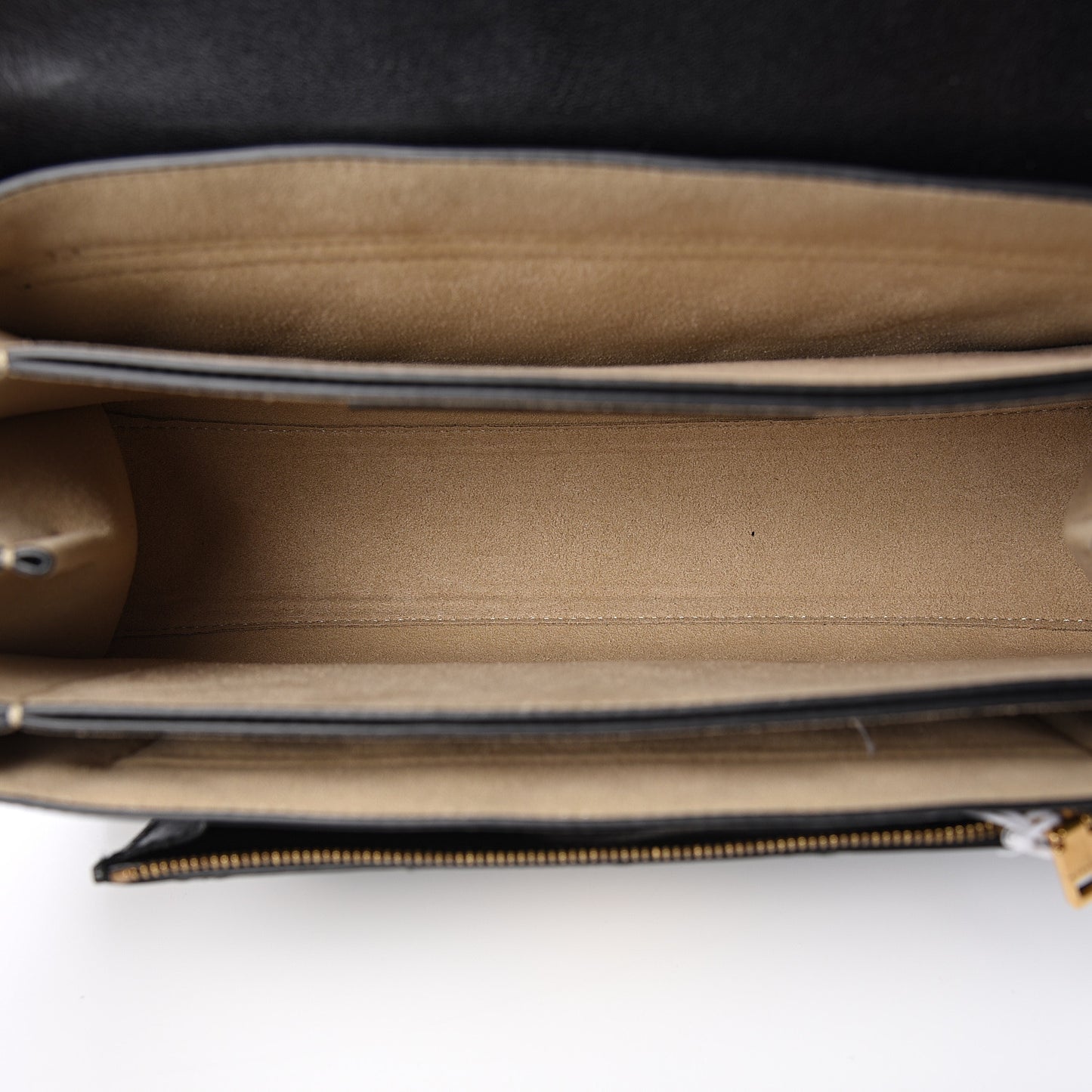 Goatskin Quilted Medium GV3 Shoulder Bag Black