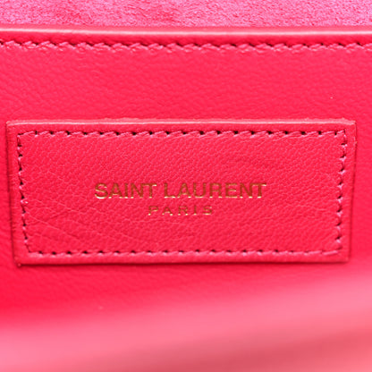 Saint Laurent Grain De Poudre Classic Monogram Cassandre Clutch Lipstick Fuchsia 6 of 10