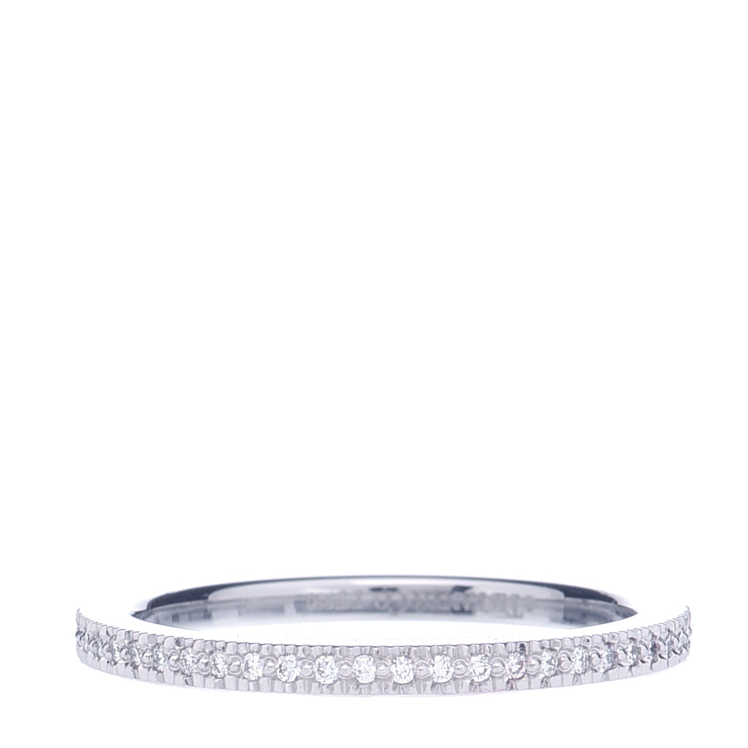 Tiffany Platinum Diamond Full Circle Lucida Wedding Band Ring 48 4.5 1 of 5
