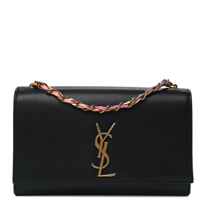 Saint Laurent Smooth Calfskin Medium Classic Monogram Kate Satchel Black 1 of 4