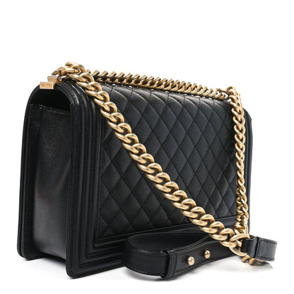 Chanel Caviar Quilted New Medium Boy Flap Black 3 of 10