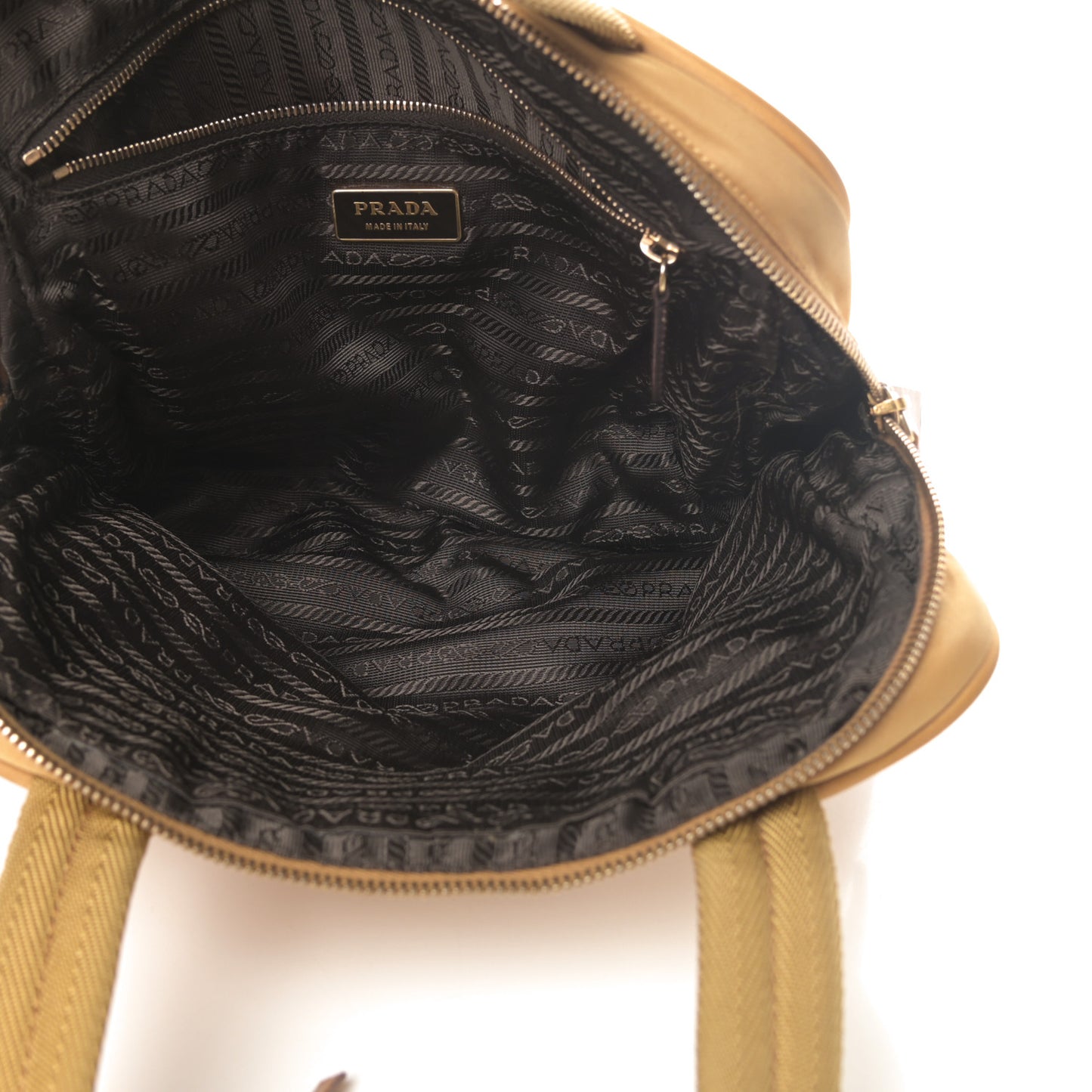 Tessuto Nylon Top Handle Bag