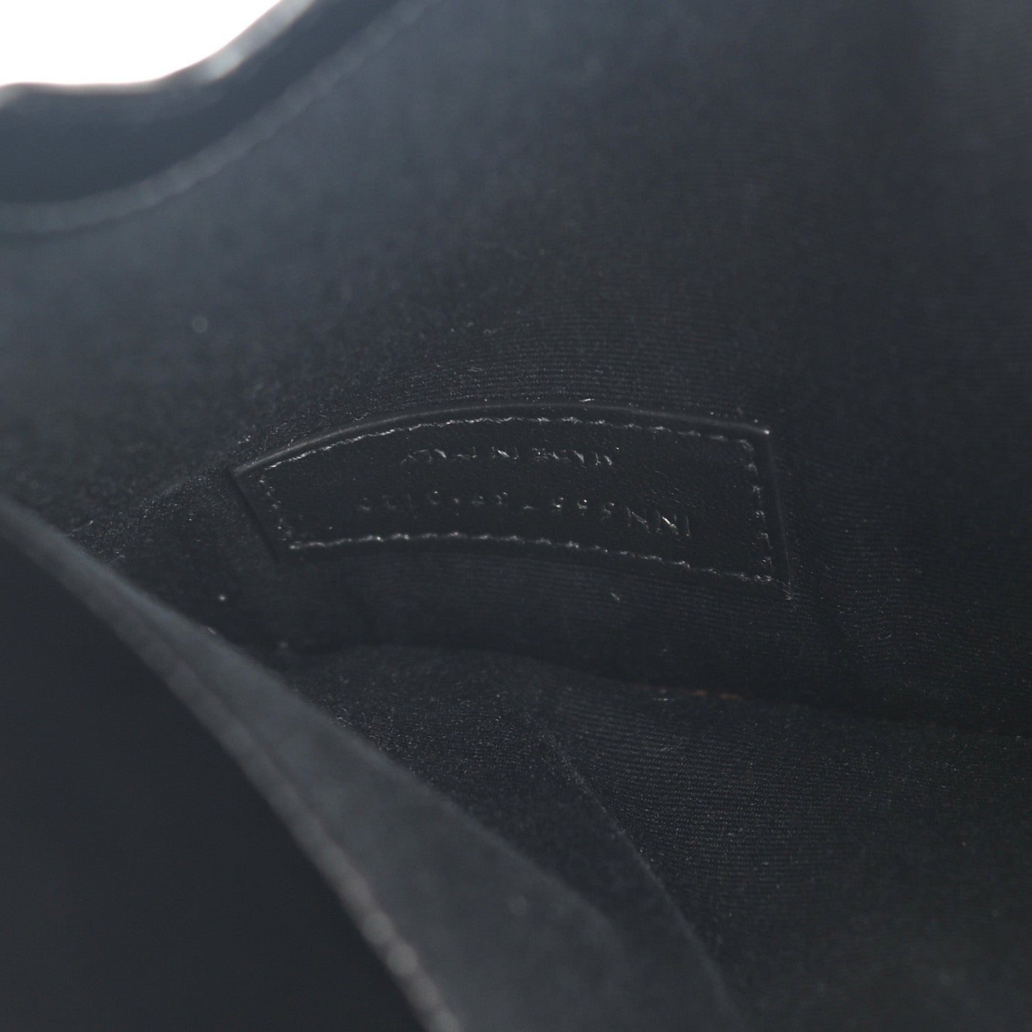 Saint Laurent Smooth Shiny Calfskin Monogram Uptown Pouch Black 7 of 8