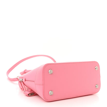 Balenciaga Signature Grained Calfskin Logo S Ville Top Handle Bag Rose Bubblegum Black 3 of 9