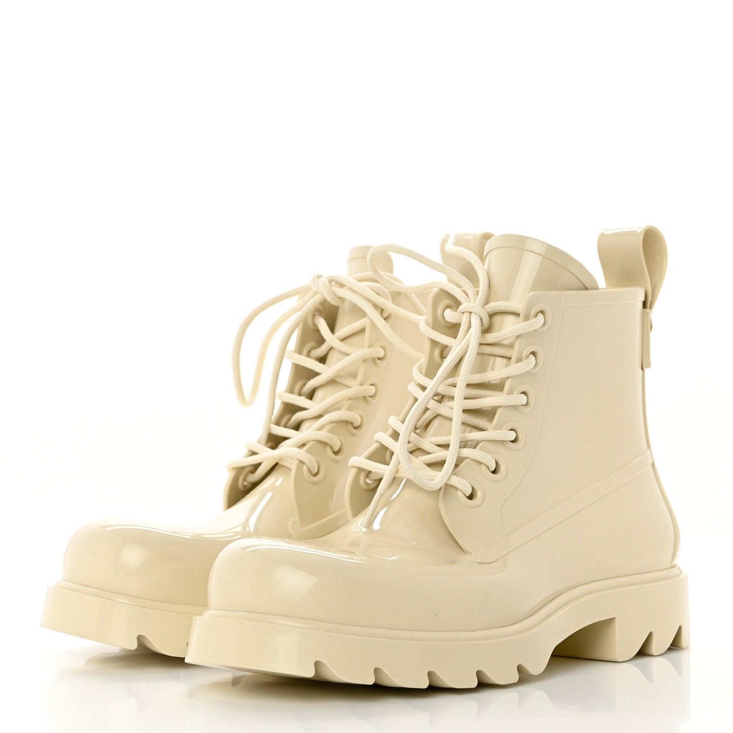 Rubber Stride Ankle Boots 38 Sea Salt