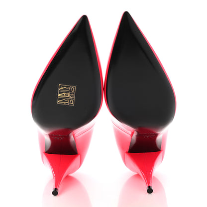 Saint Laurent Patent Calfskin Kiki 85 Pumps 38.5 Fuxia Fluo 5 of 8