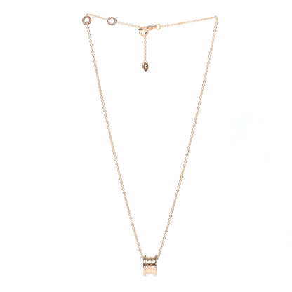 Bulgari 18K Rose Gold B.Zero1 Pendant Necklace 3 of 6