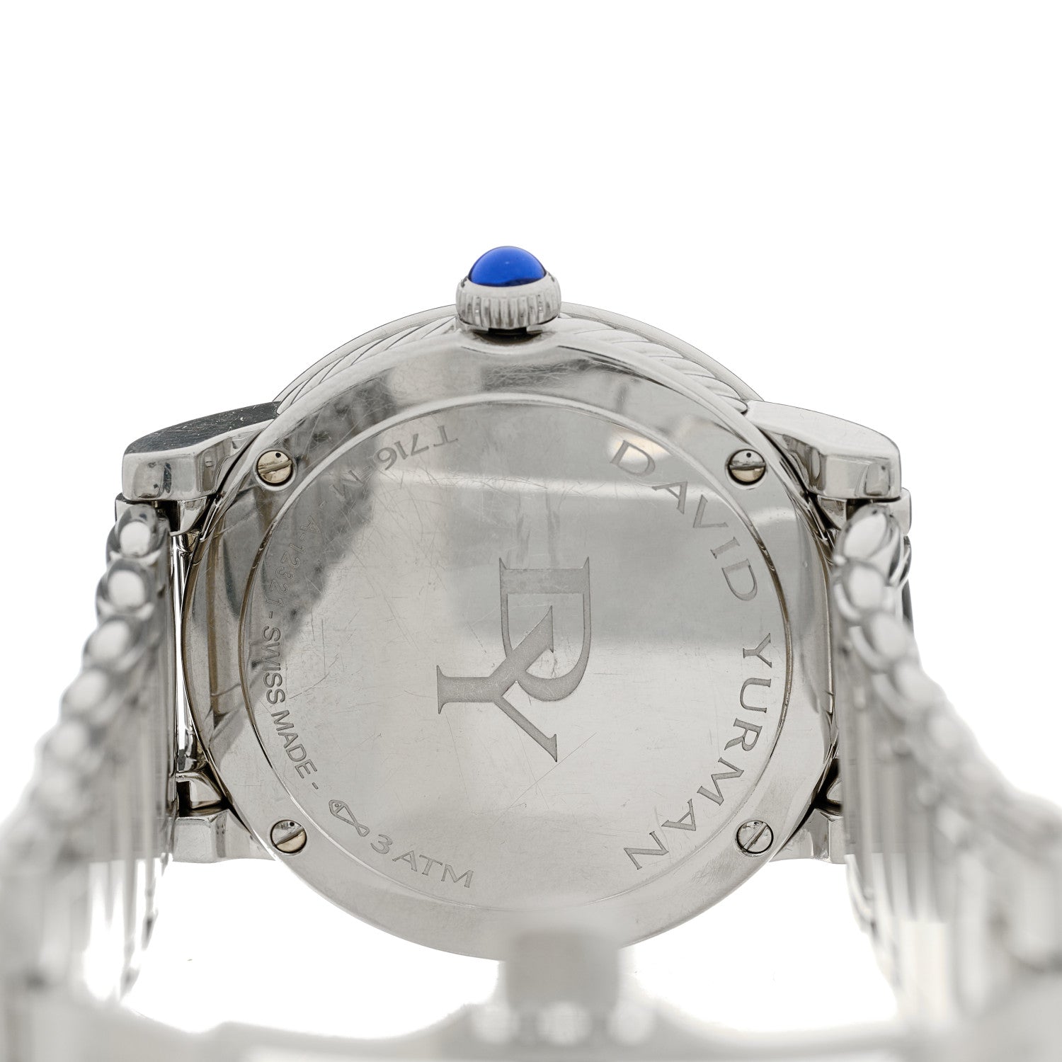 David Yurman Stainless Steel Diamond Bezel Mother of Pearl 38mm Classic Quartz Watch 4 of 4