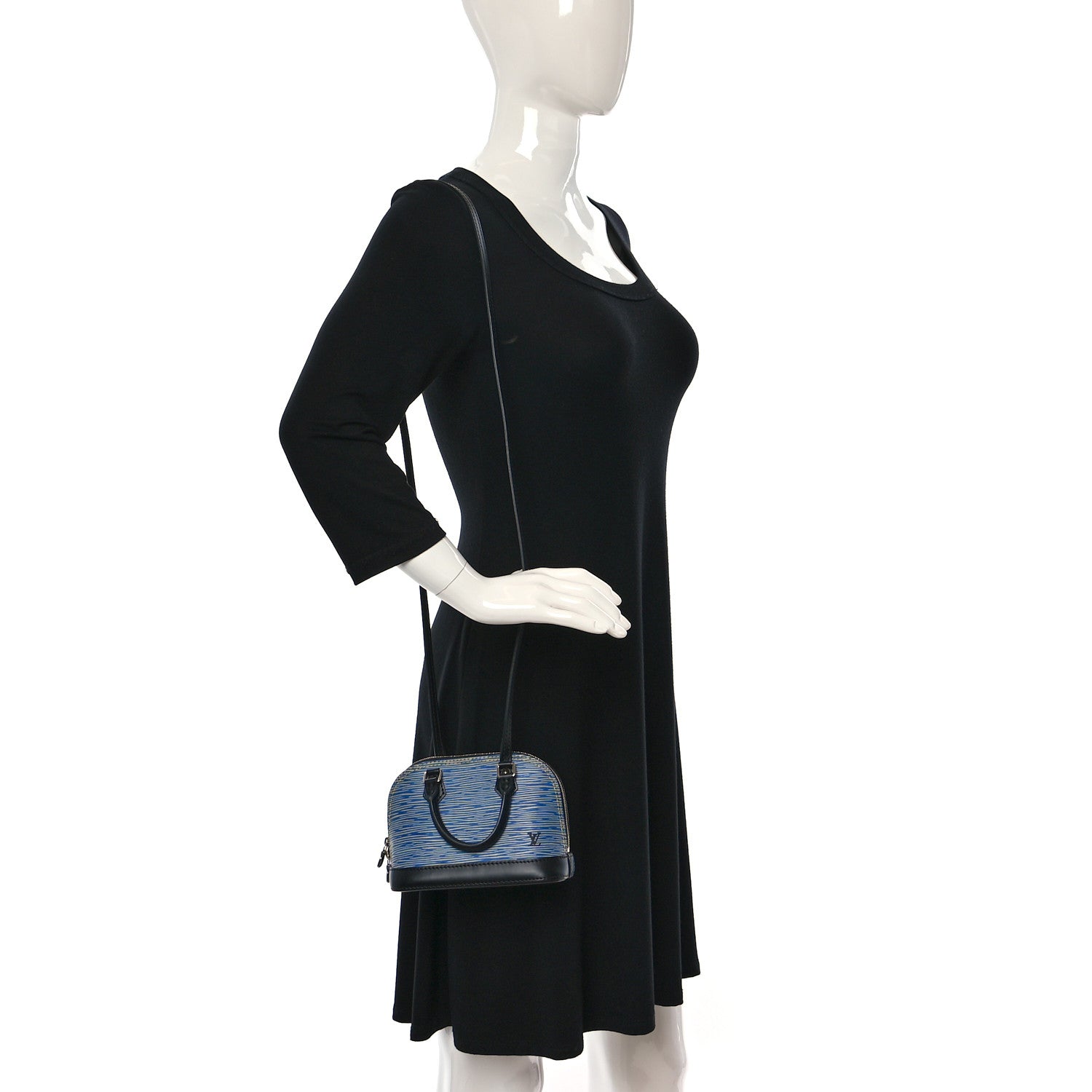 Louis Vuitton Epi Nano Alma Denim Light 2 of 12