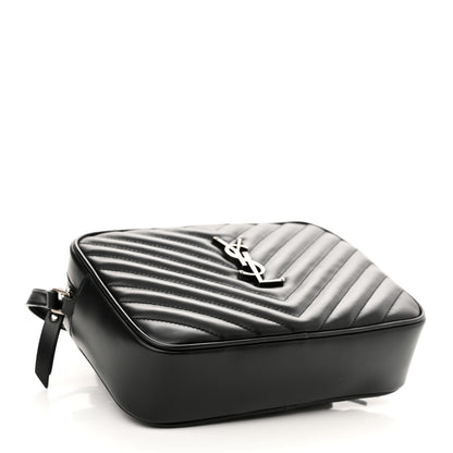 Saint Laurent Calfskin Matelasse Monogram Lou Camera Bag Black 4 of 10