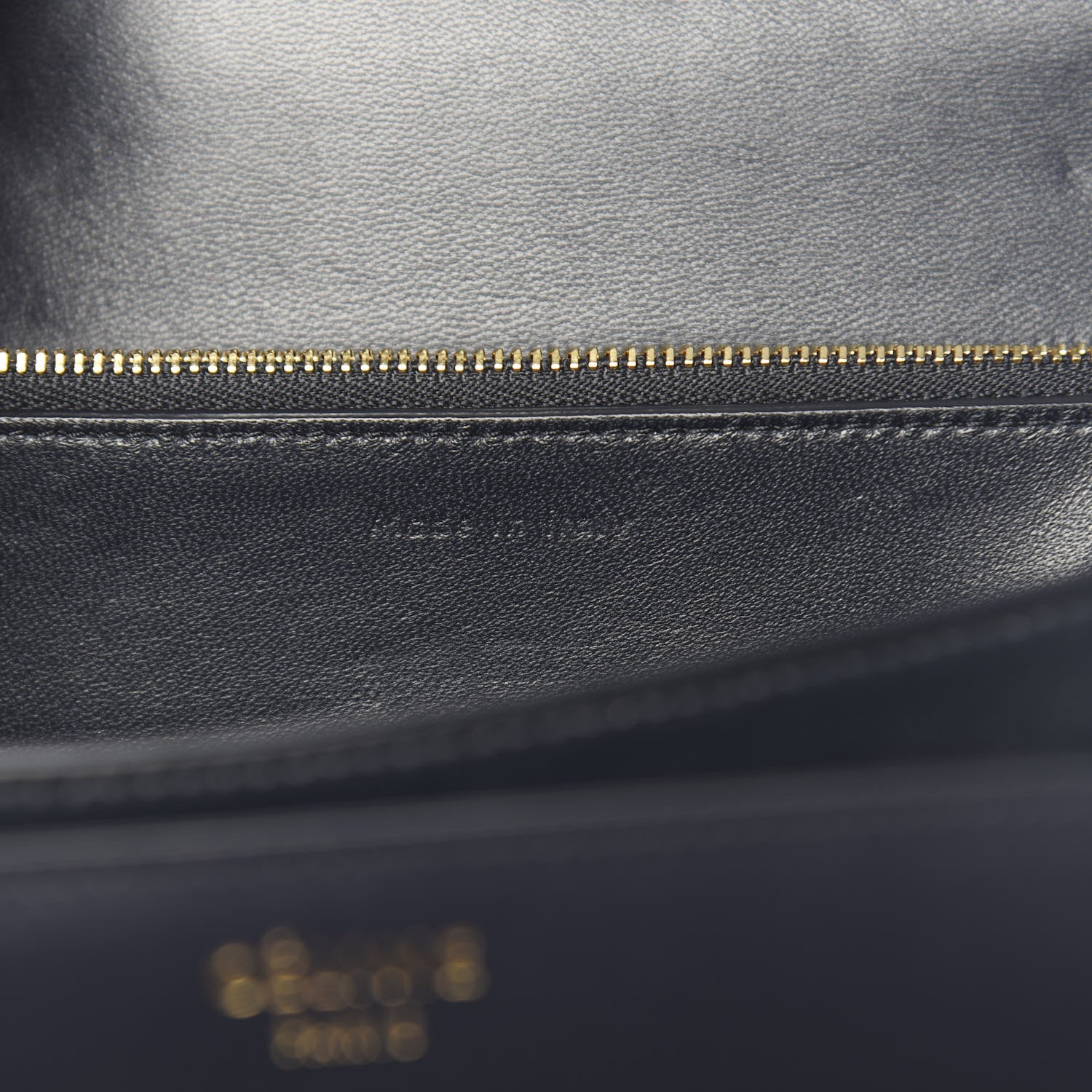 Celine Box Calfskin Medium Classic Box Flap Bag Navy 7 of 13