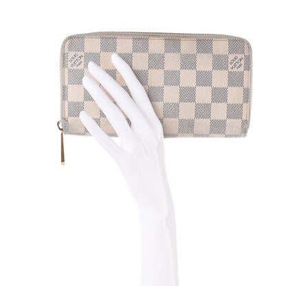 Louis Vuitton Damier Azur Zippy Wallet 2 of 16