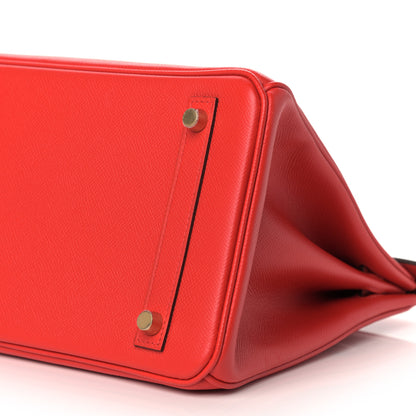 Hermes Epsom Birkin 30 Rouge De Coeur 10 of 11