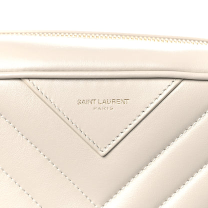 Saint Laurent Calfskin Matelasse Joan Camera Bag Crema Soft 11 of 12