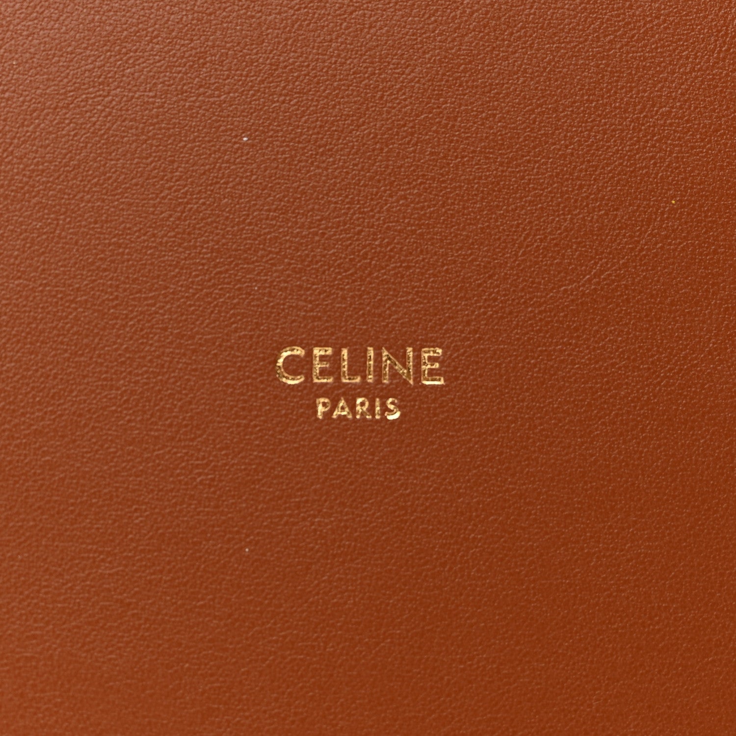 Celine Canvas Calfskin Logo Bucket 16 Bag Natural Tan 7 of 12