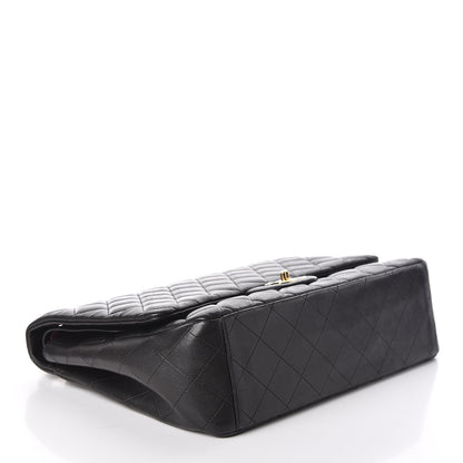 Chanel Lambskin Quilted Maxi Double Flap Black 4 of 17