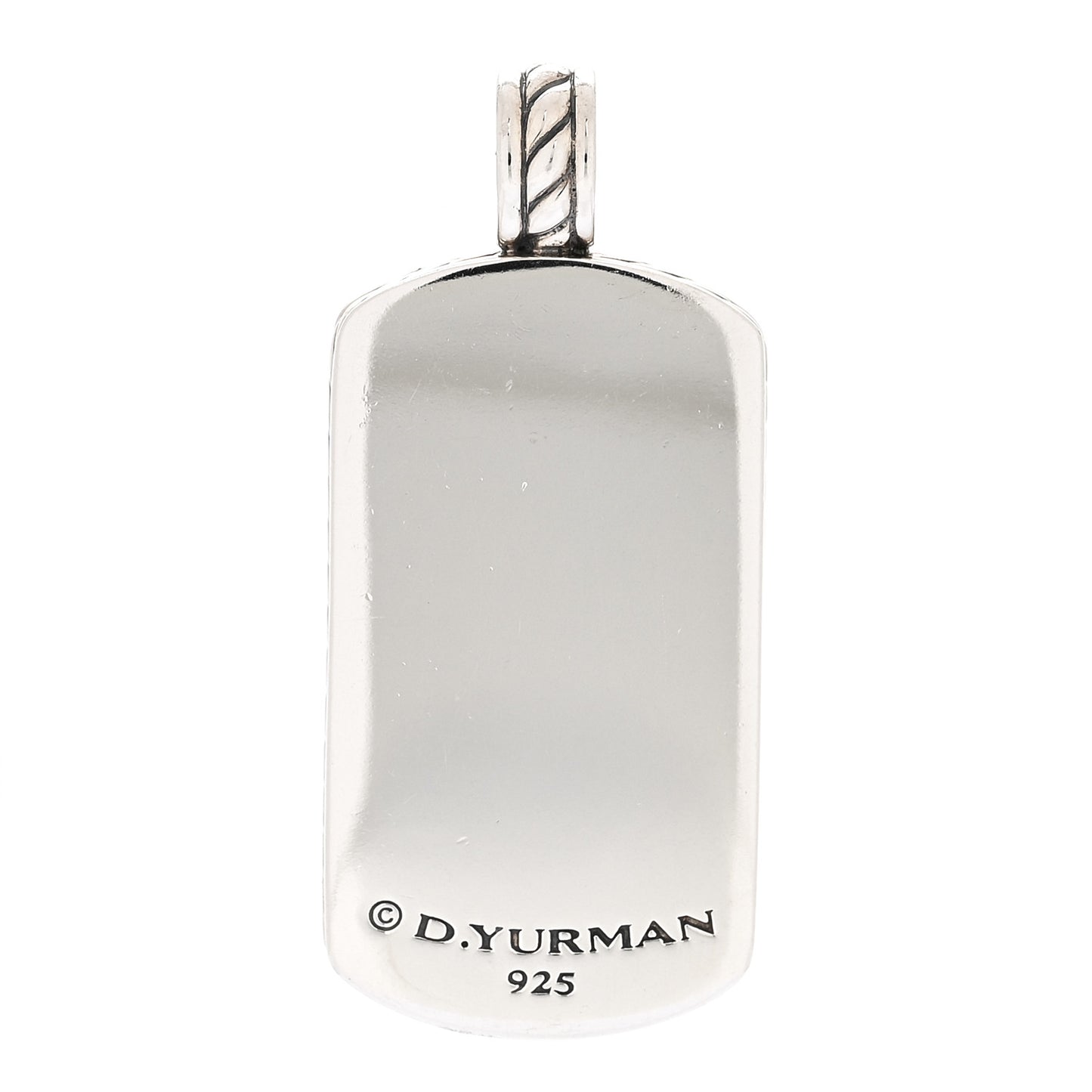 Sterling Silver Pietersite Dog Tag Pendant