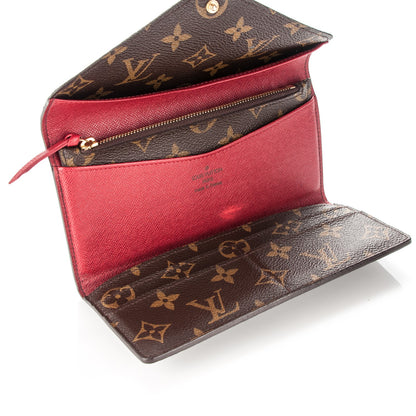Louis Vuitton Monogram Josephine Wallet Red 5 of 7