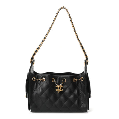 Chanel Caviar Quilted Mini Chanel 25 Handbag Black 1 of 10