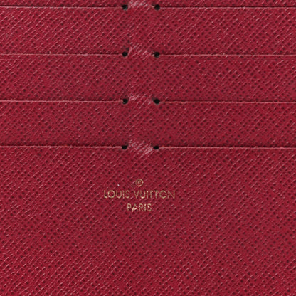 Louis Vuitton Calfskin Felicie Card Holder Insert Fuchsia 6 of 7
