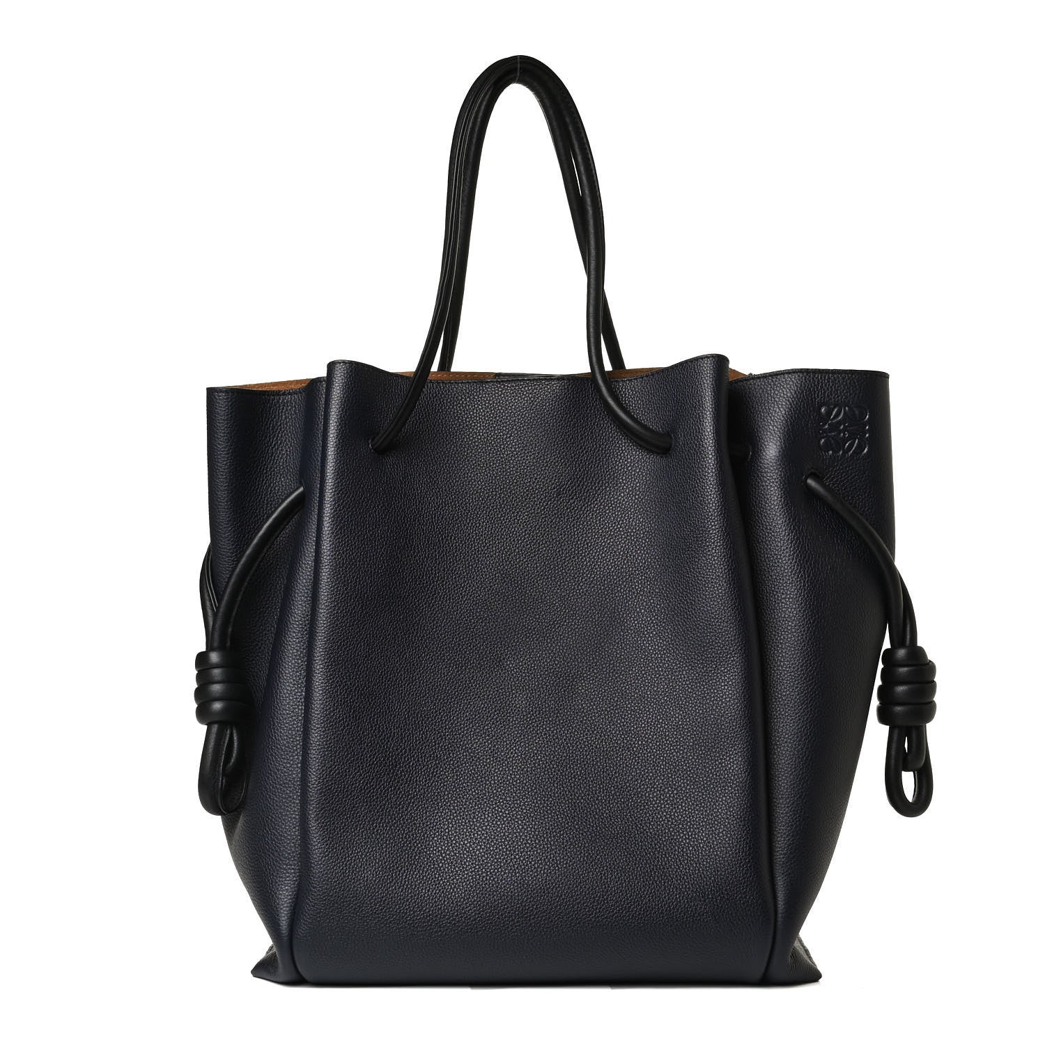 Loewe Calfskin Medium Flamenco Knot Bag Midnight 1 of 10