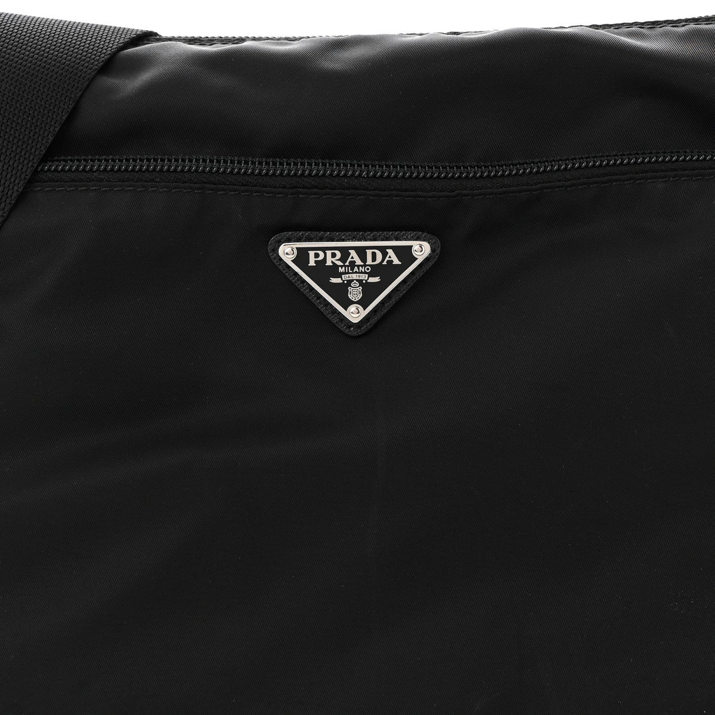 Tessuto Nylon Messenger Bag Black