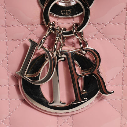 Christian Dior Patent Cannage Medium Lady Dior Rose Clair 8 of 8