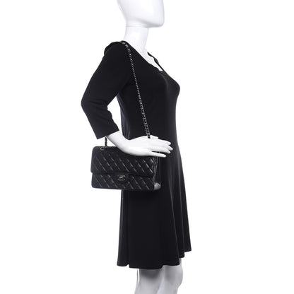 Chanel Caviar Quilted Medium Double Flap Black 3 of 9