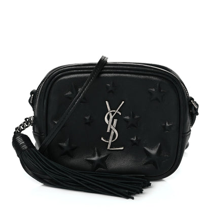 Saint Laurent Nappa Embossed Star Monogram Blogger Bag Black 1 of 10