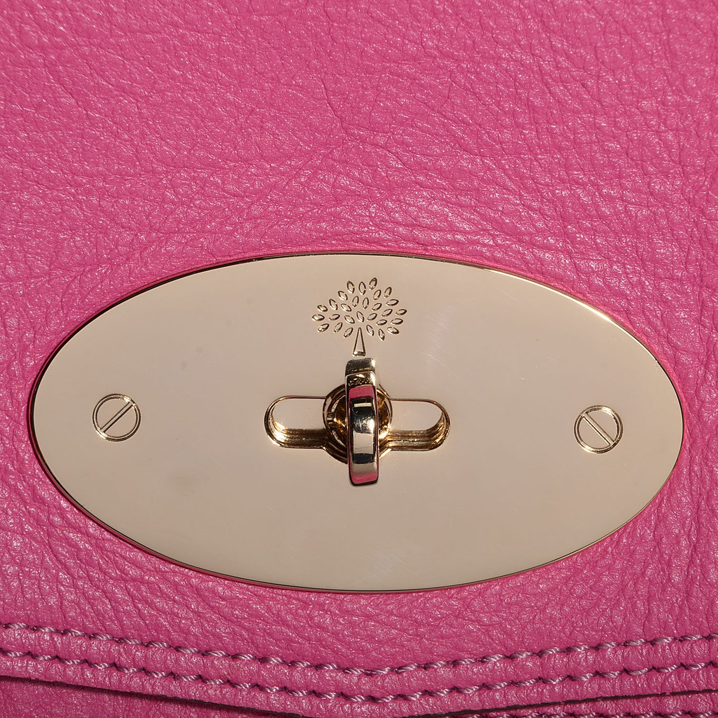 Soft Buffalo Leather Oversized Alexa Raspberry