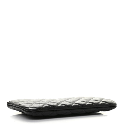 Chanel Caviar Quilted Cosmetic Case Black 4 of 8