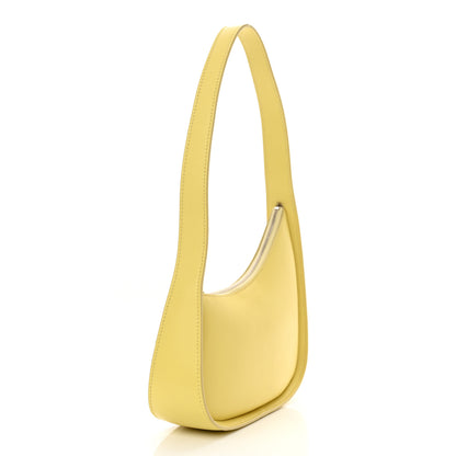 The Row Smooth Calfskin Half Moon Shoulder Bag Yellow 3 of 10