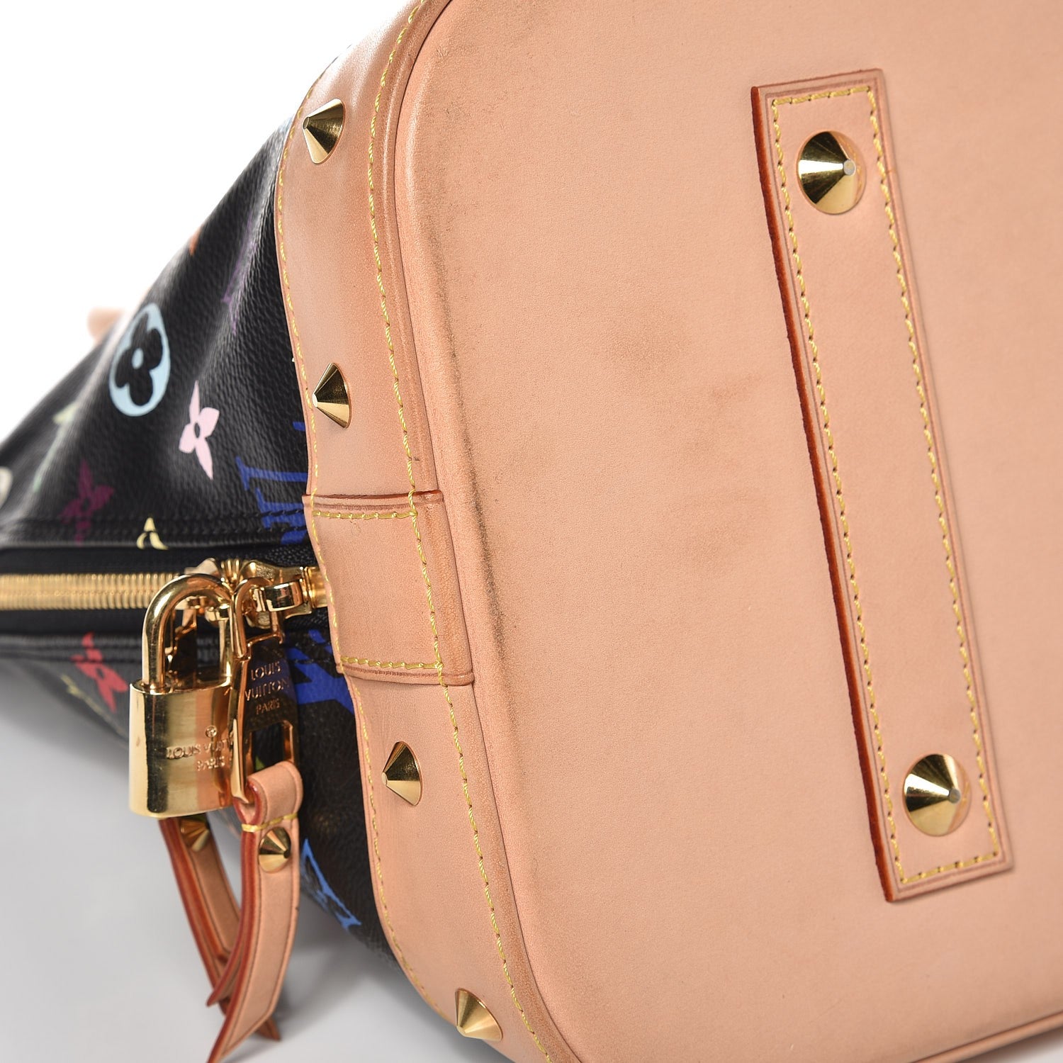 Louis Vuitton Monogram Multicolor Alma GM Black 9 of 12
