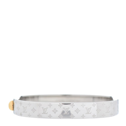 Louis Vuitton Palladium Monogram Nanogram Cuff M 1 of 4