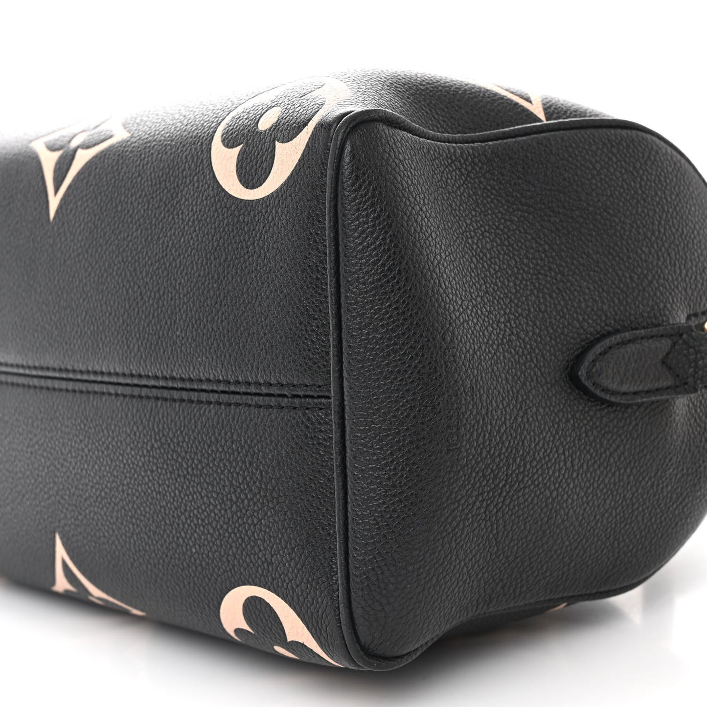 Empreinte Monogram Giant Speedy Bandouliere 25 Black Beige