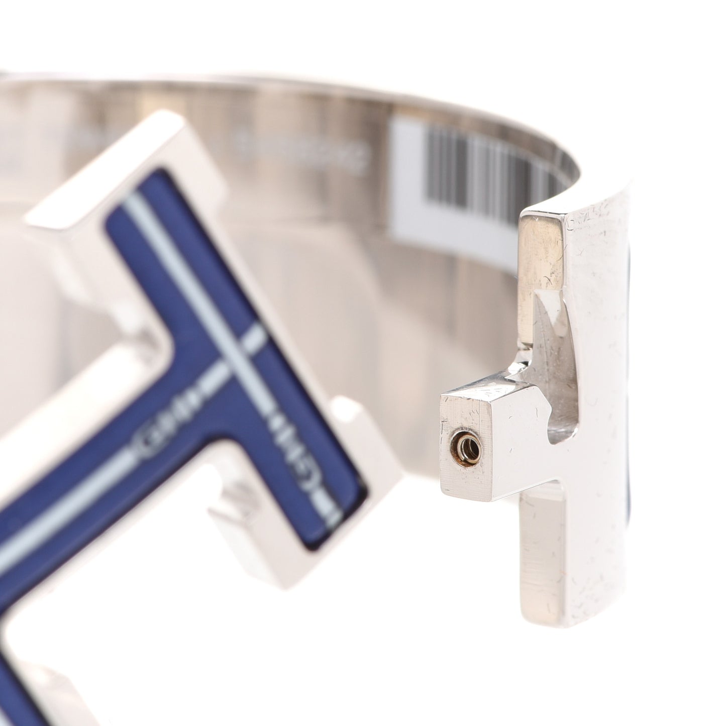 Enamel Couvertures et Tenues de Jour Wide Clic Clac H Bracelet PM Beige Blue