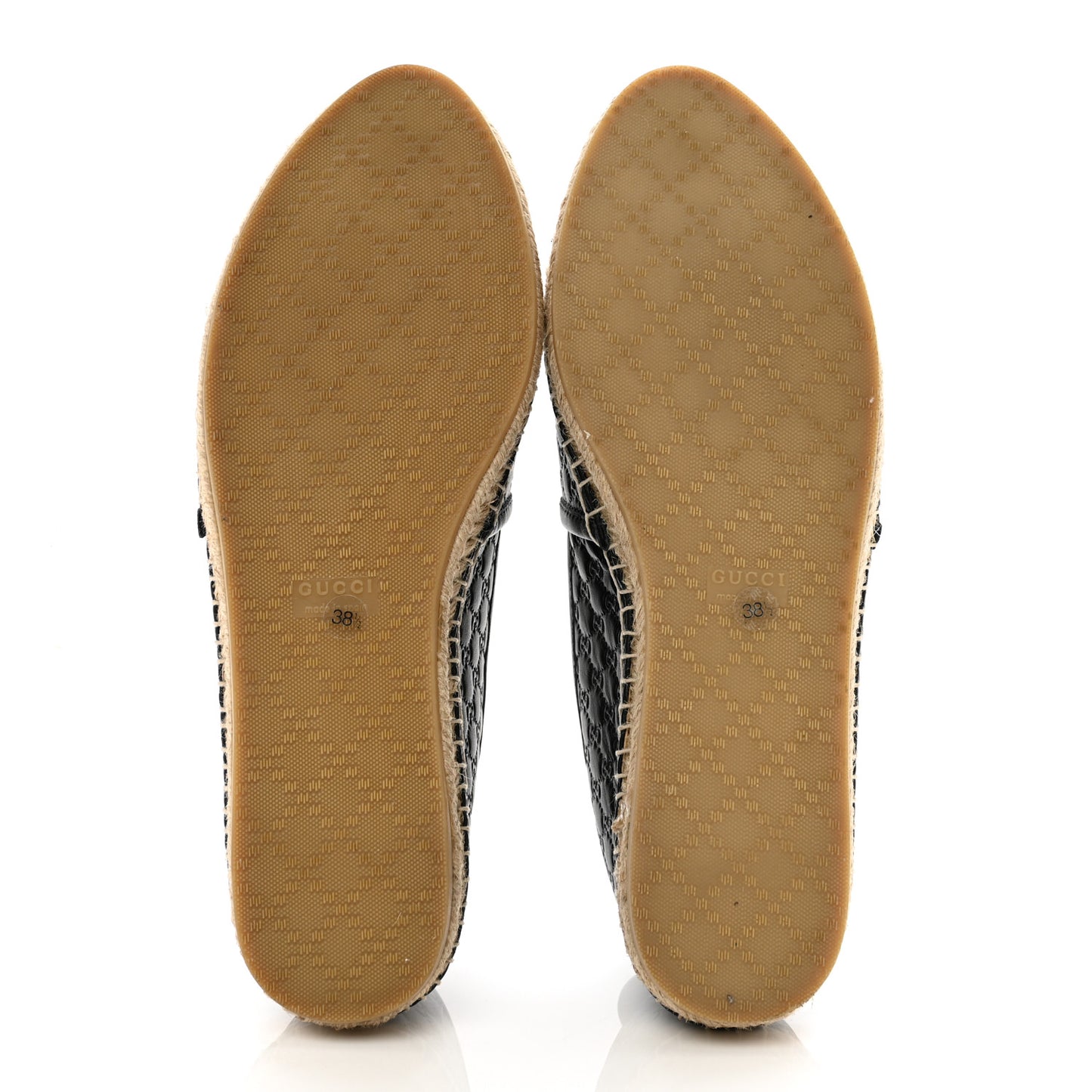 Microguccissima Signature Espadrilles 38.5 Black