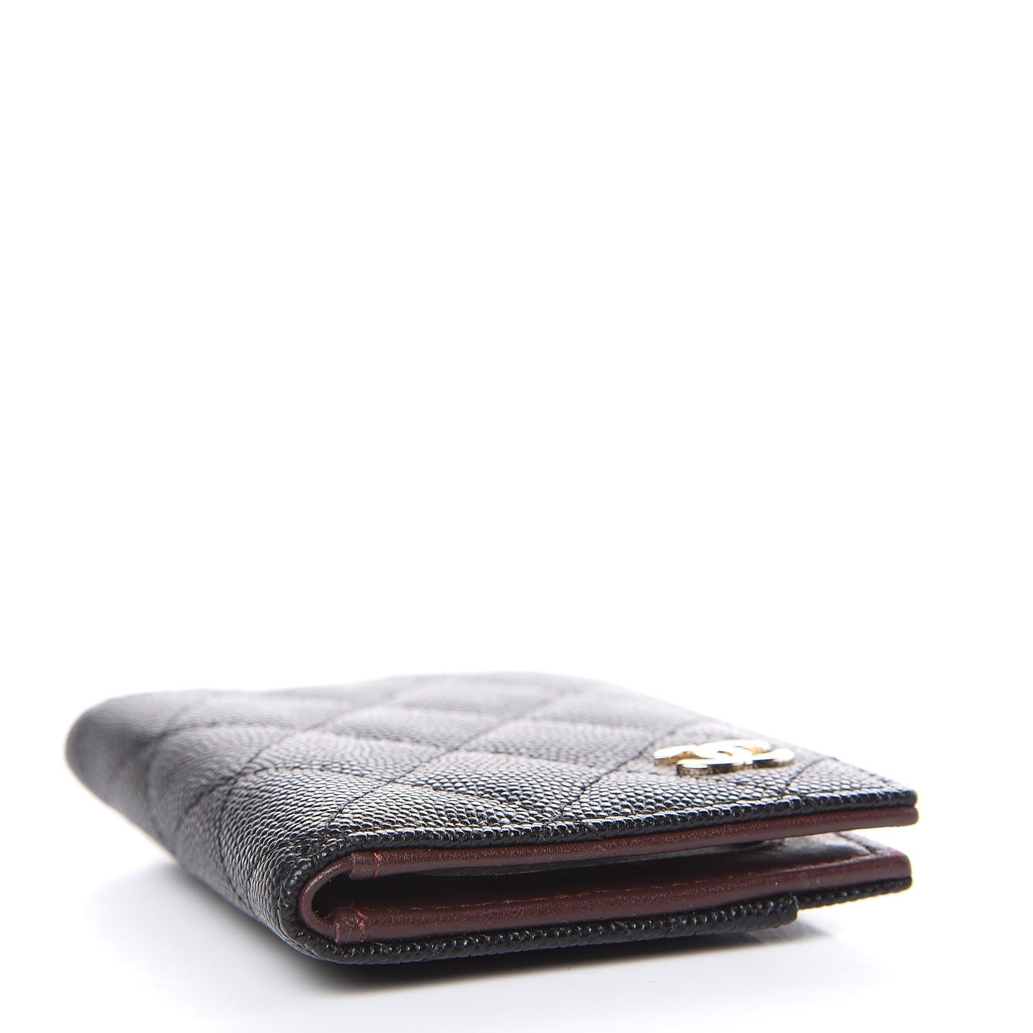 Chanel Caviar Quilted Card Holder Wallet Black 4 of 12