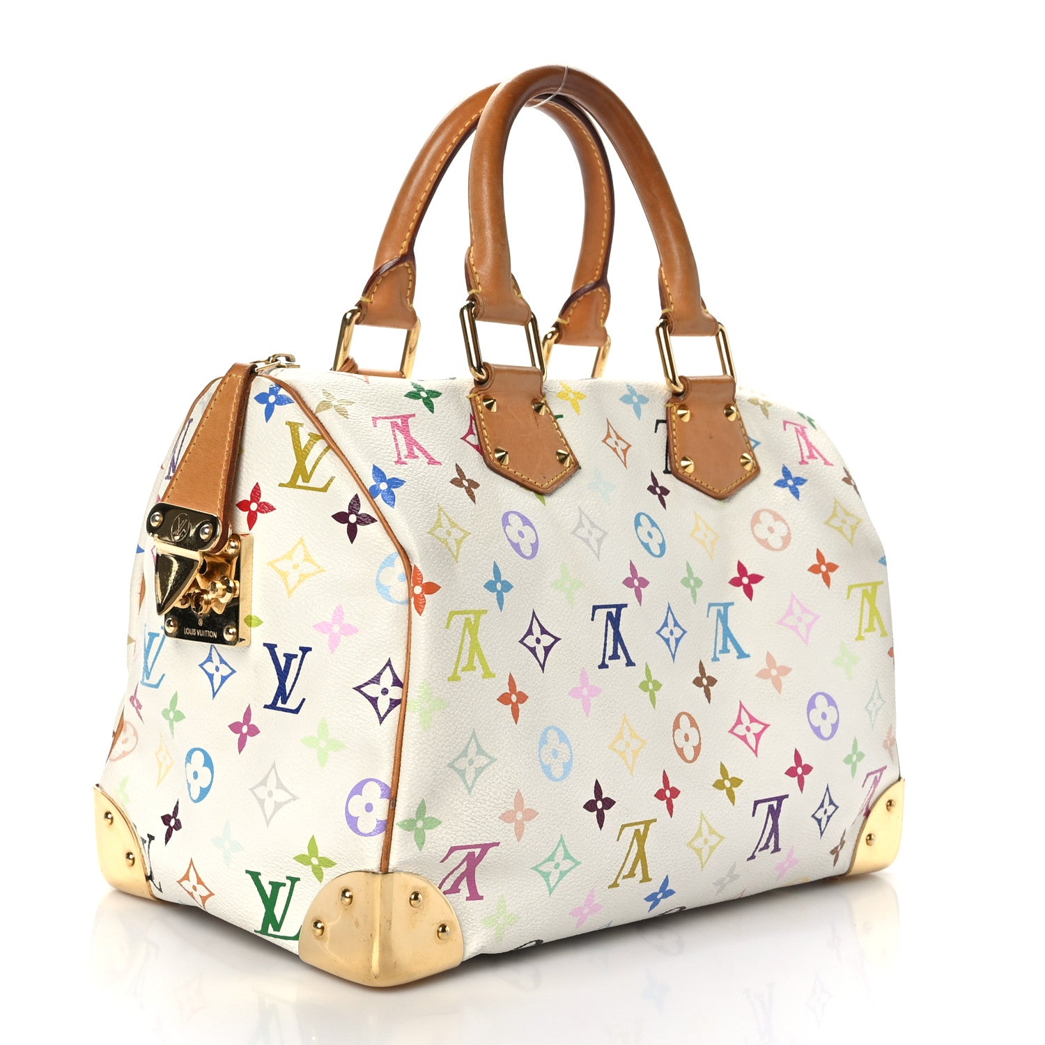Louis Vuitton Monogram Multicolor Speedy 30 White 2 of 8