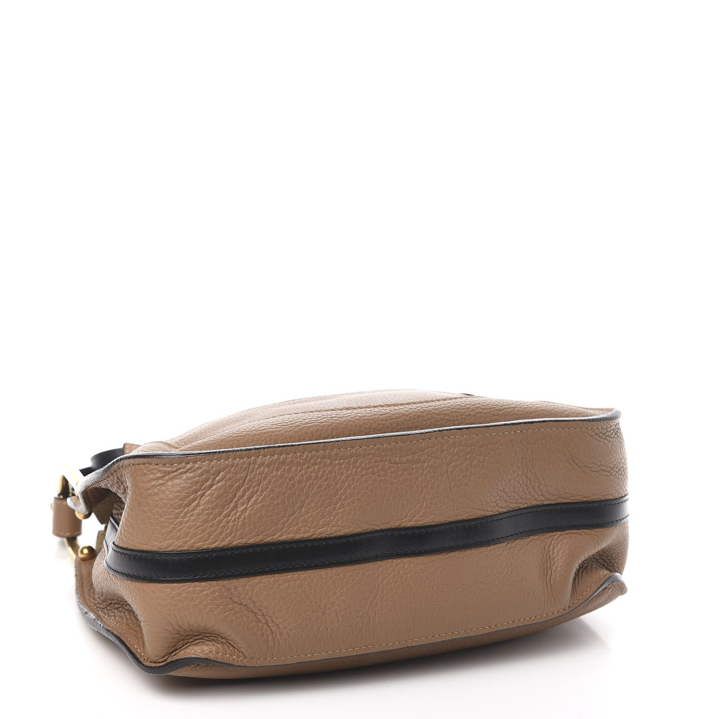 Grained Calfskin Small Hayley Hobo Nut